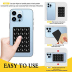 2PCS Silicone Suction Phone Case Mount,Non Slip Suction Cup Phone Mount,Hands-Free Phone Accessories Holder for Selfies and Videos,Silicon Adhesive Phone Stand Sticky for Cell Phone Cellphone Smartphone