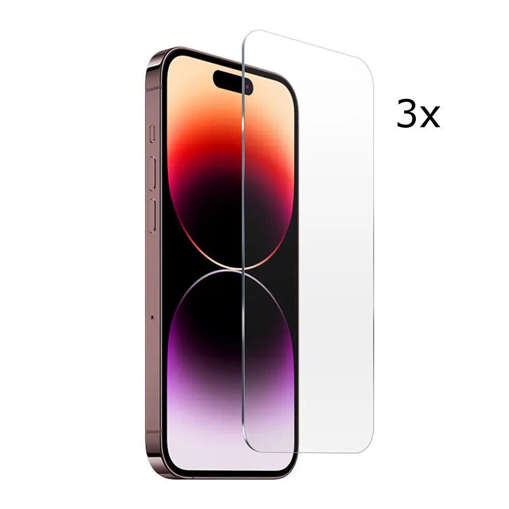 3X Schutzglas Für Iphone 17 16E 16 15 14 13 12 11 XS Pro Max 8 plus SE Glasfolie
