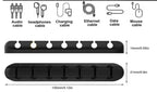 Kabelhalter Organizer PC Ladekabel Halter Schreibtisch Auto Kabel Management