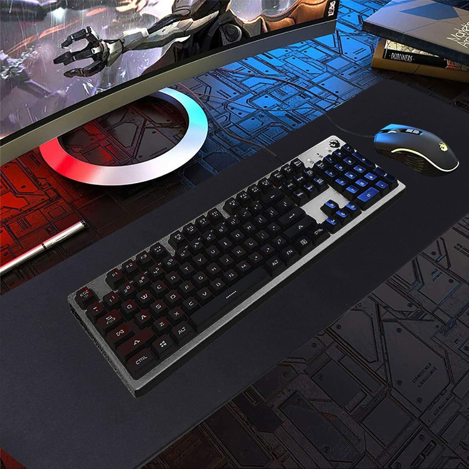 Gaming Pad Mauspad XXL Anti-Rutsch Mousepad Pad (900 X 400 Mm) PC Unterlage