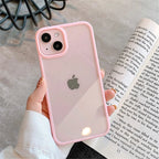 Candy Shockproof Silicone Bumper Phone Case for Iphone 14 11 12 13 Pro Max X XS XR 8 7 plus SE Transparent Protection Back Cover
