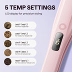 Wavytalk Steam Sesh Hair Straightener, Nano-Titanium Straightening Brush with Detachable Comb & 1.38'' Wide Plate for Frizz-Free, Shiny Hair